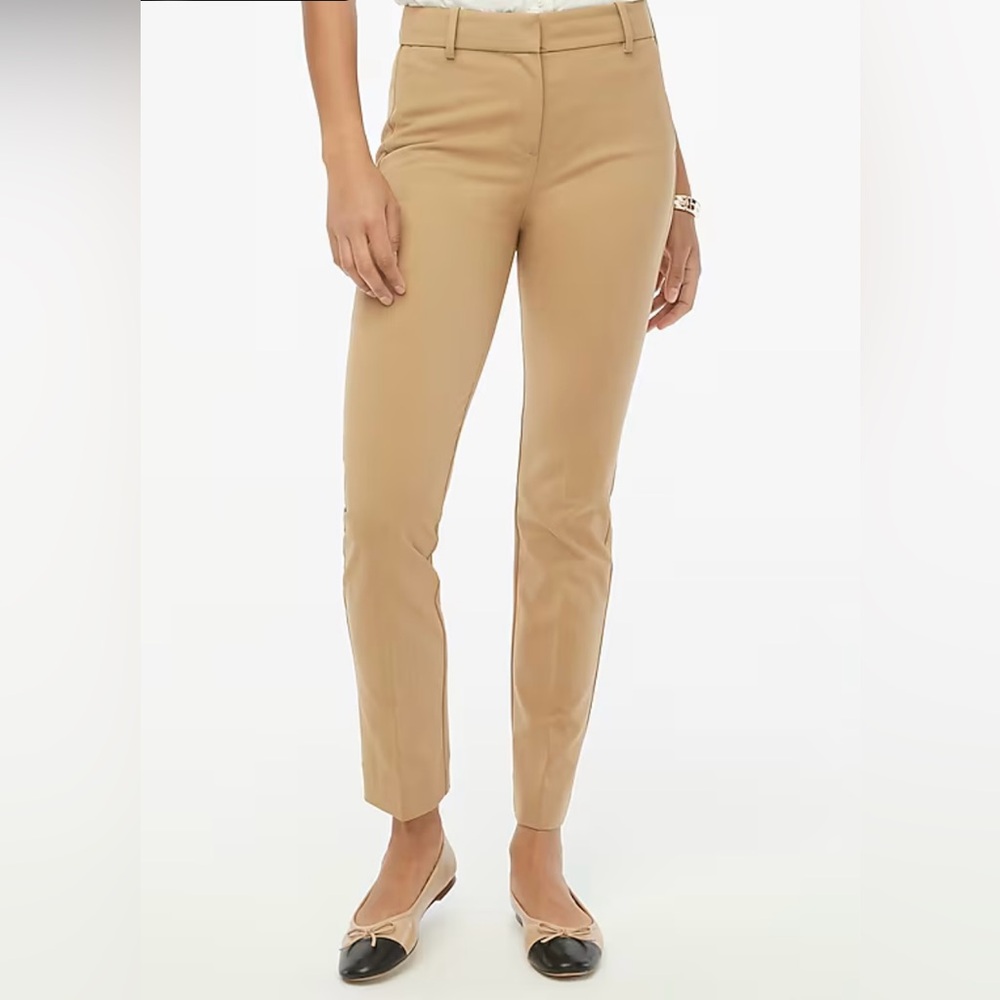 J. Crew Ruby Crop Pant in Khaki